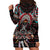 Native American Indian Warrior Skull Hoodie Dress - Wonder Print Shop