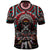 Native American Indian Warrior Skull Polo Shirt