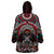 Native American Indian Warrior Skull Wearable Blanket Hoodie