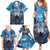 Beautiful Native American Wolf Family Matching Summer Maxi Dress and Hawaiian Shirt Galaxy Art