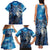 Beautiful Native American Wolf Family Matching Tank Maxi Dress and Hawaiian Shirt Galaxy Art