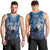 Beautiful Native American Wolf Men Tank Top Galaxy Art - Wonder Print Shop