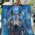 Beautiful Native American Wolf Quilt Galaxy Art