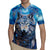 Beautiful Native American Wolf Rugby Jersey Galaxy Art - Wonder Print Shop