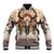 Native American Baseball Jacket Buffalo Skull - Wonder Print Shop