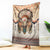 Native American Blanket Buffalo Skull