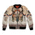 Native American Bomber Jacket Buffalo Skull - Wonder Print Shop