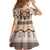 Native American Family Matching Off Shoulder Maxi Dress and Hawaiian Shirt Buffalo Skull