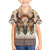 Native American Family Matching Off Shoulder Maxi Dress and Hawaiian Shirt Buffalo Skull