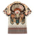 Native American Family Matching Summer Maxi Dress and Hawaiian Shirt Buffalo Skull