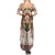 Native American Family Matching Summer Maxi Dress and Hawaiian Shirt Buffalo Skull