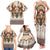 Native American Family Matching Tank Maxi Dress and Hawaiian Shirt Buffalo Skull