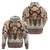 Native American Hoodie Buffalo Skull - Wonder Print Shop