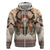 Native American Hoodie Buffalo Skull - Wonder Print Shop