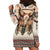 Native American Hoodie Dress Buffalo Skull