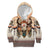 Native American Kid Hoodie Buffalo Skull - Wonder Print Shop