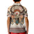 Native American Kid Polo Shirt Buffalo Skull - Wonder Print Shop