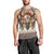 Native American Men Tank Top Buffalo Skull