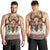 Native American Men Tank Top Buffalo Skull