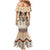 Native American Mermaid Dress Buffalo Skull