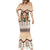 Native American Mermaid Dress Buffalo Skull