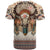 Native American T Shirt Buffalo Skull