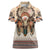 Native American Women Polo Shirt Buffalo Skull