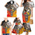 Four Directions Native American Family Matching Mermaid Dress and Hawaiian Shirt