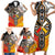 Four Directions Native American Family Matching Short Sleeve Bodycon Dress and Hawaiian Shirt - Wonder Print Shop