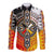 Four Directions Native American Long Sleeve Button Shirt - Wonder Print Shop