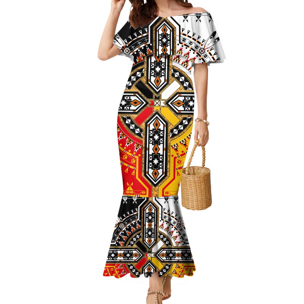 Four Directions Native American Mermaid Dress