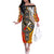 Four Directions Native American Off The Shoulder Long Sleeve Dress