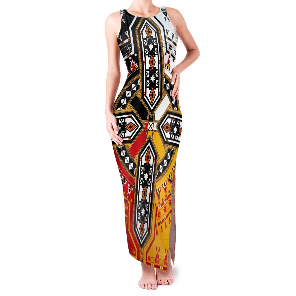 Four Directions Native American Tank Maxi Dress