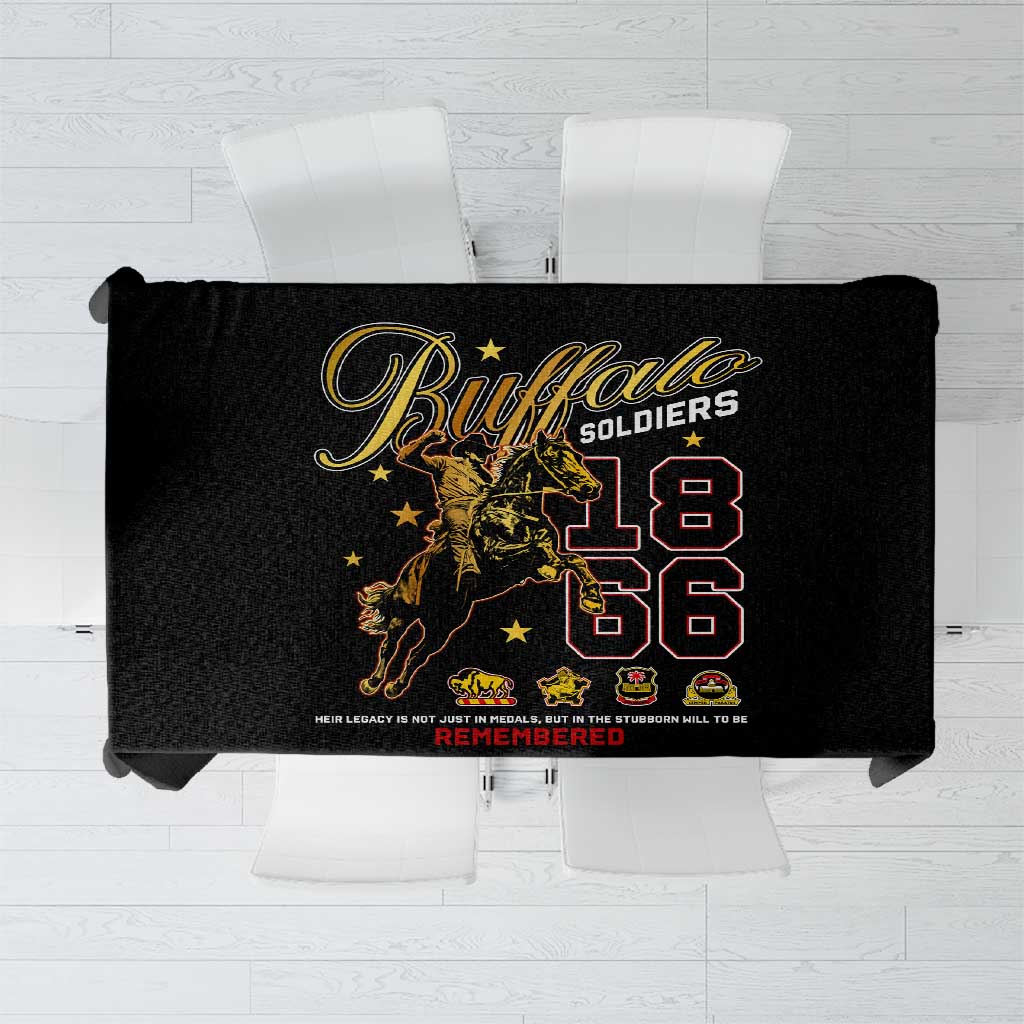 Buffalo Soldiers 1866-1944 Tablecloth American Black Heros Legacy - Wonder Print Shop