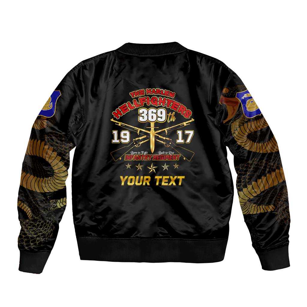 Harlem Hellfighters—First To Fight, First To Lead Bomber Jacket - Wonder Print Shop