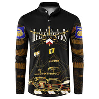 Harlem Hellfighters—First To Fight, First To Lead Button Sweatshirt - Wonder Print Shop