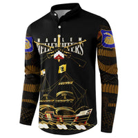 Harlem Hellfighters—First To Fight, First To Lead Button Sweatshirt - Wonder Print Shop