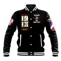 At The Front, Always Baseball Jacket - Wonder Print Shop
