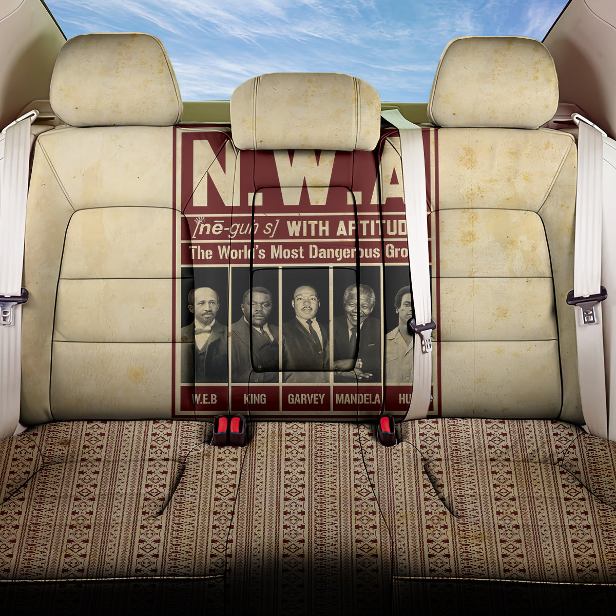 The World's Most Dangerous Group Back Car Seat Cover - Wonder Print Shop