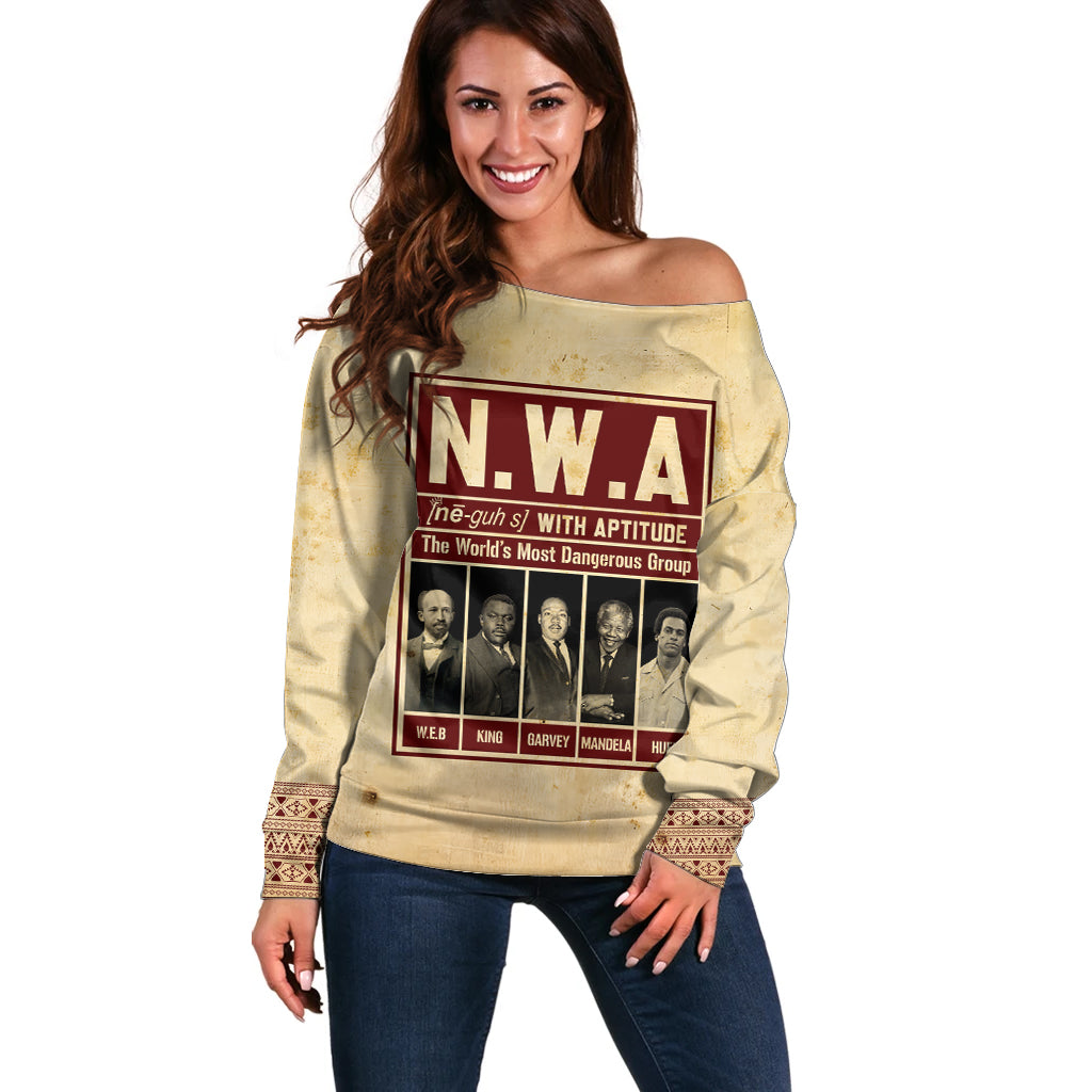 The World's Most Dangerous Group Off Shoulder Sweater - Wonder Print Shop