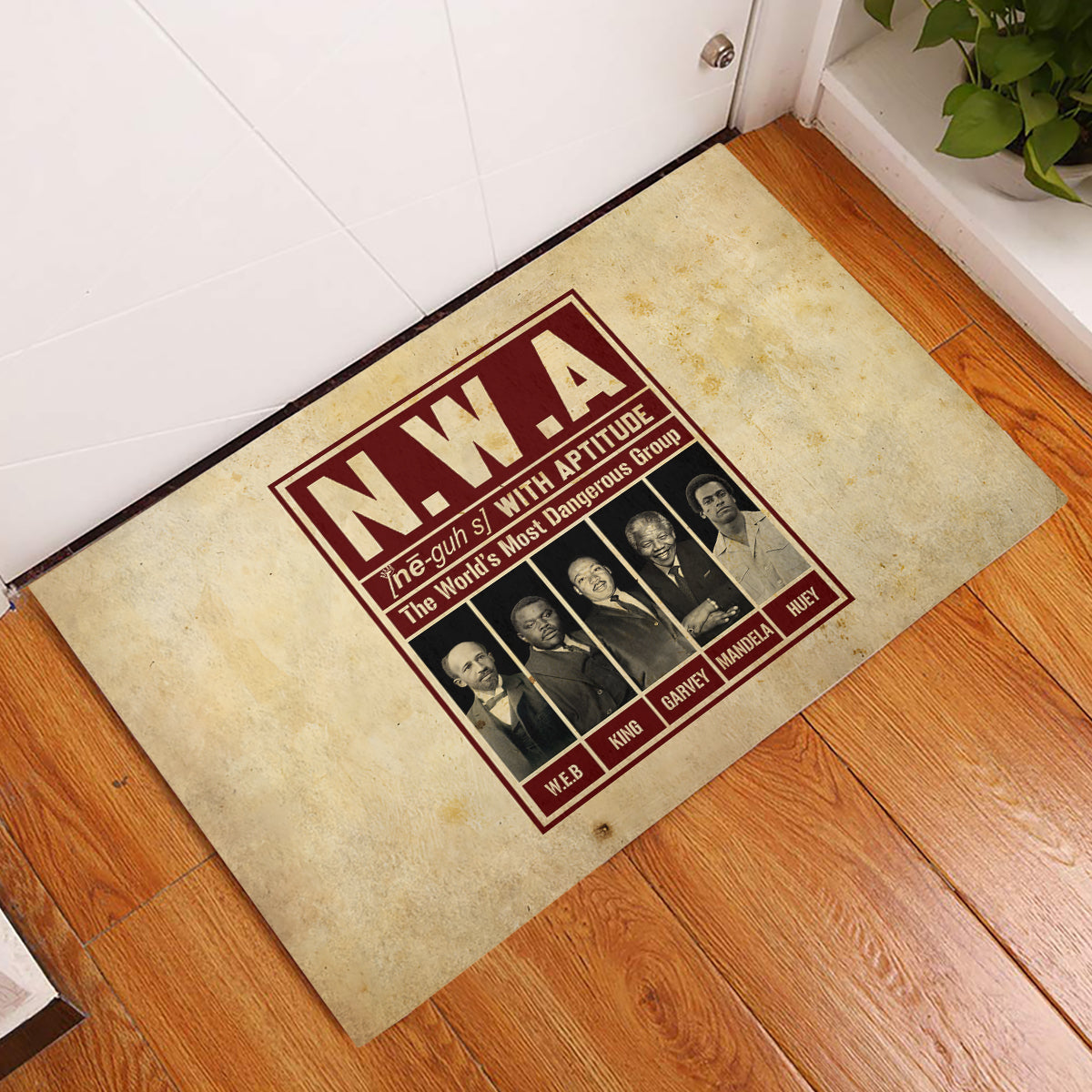 The World's Most Dangerous Group Rubber Doormat - Wonder Print Shop