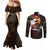 Personalized Black History Month Couples Matching Mermaid Dress and Long Sleeve Button Shirt Since 2024 Chemistry Style