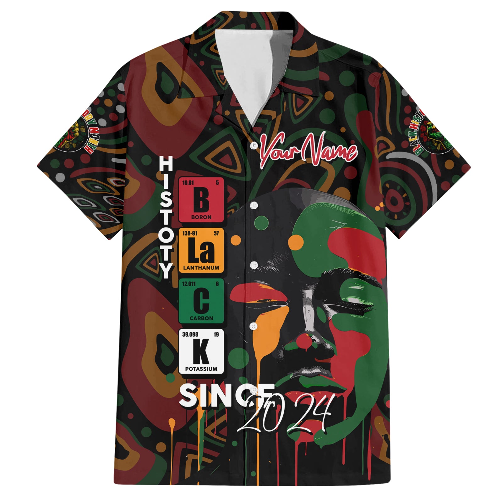 Personalized Black History Month Hawaiian Shirt Since 2024 Chemistry Style - Wonder Print Shop