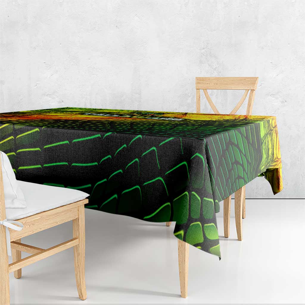 Jamaica Cricket Tallawahs Tablecloth Striking with Reggae Firepower