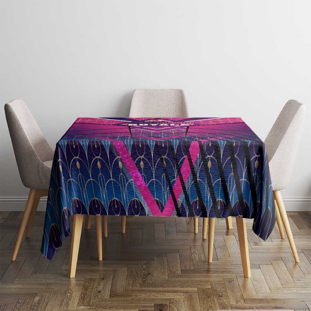 Barbados Cricket Royals Tablecloth Crowned in Rhythm Style