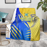 Saint Lucia Cricket Kings Blanket Abstract Energy Style