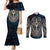 adinkra-symbols-couples-matching-mermaid-dress-and-long-sleeve-button-shirts-tree-of-life