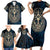 Adinkra Symbols Family Matching Short Sleeve Bodycon Dress and Hawaiian Shirt Tree of Life - Wonder Print Shop