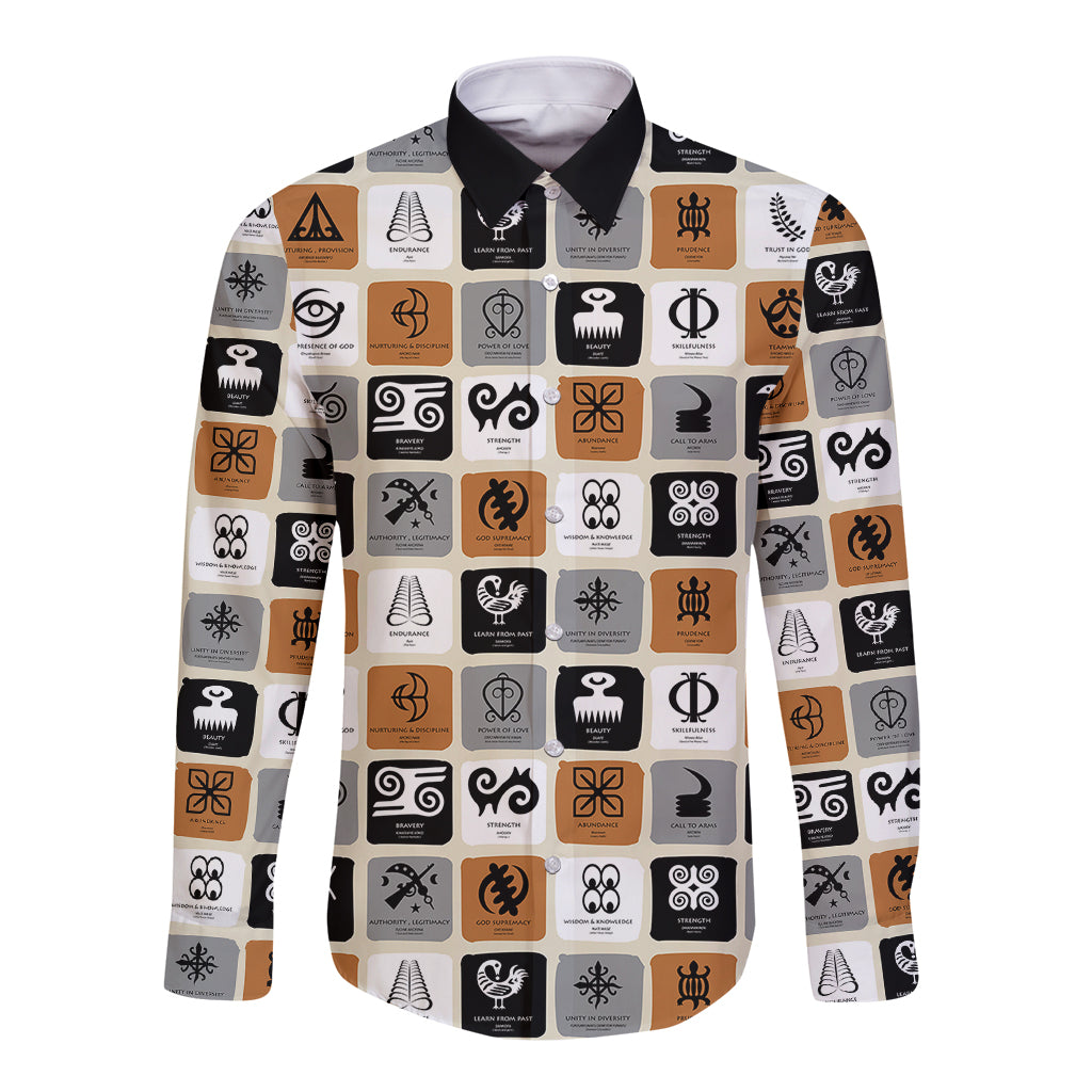 adinkra-symbols-fashion-long-sleeve-button-shirt