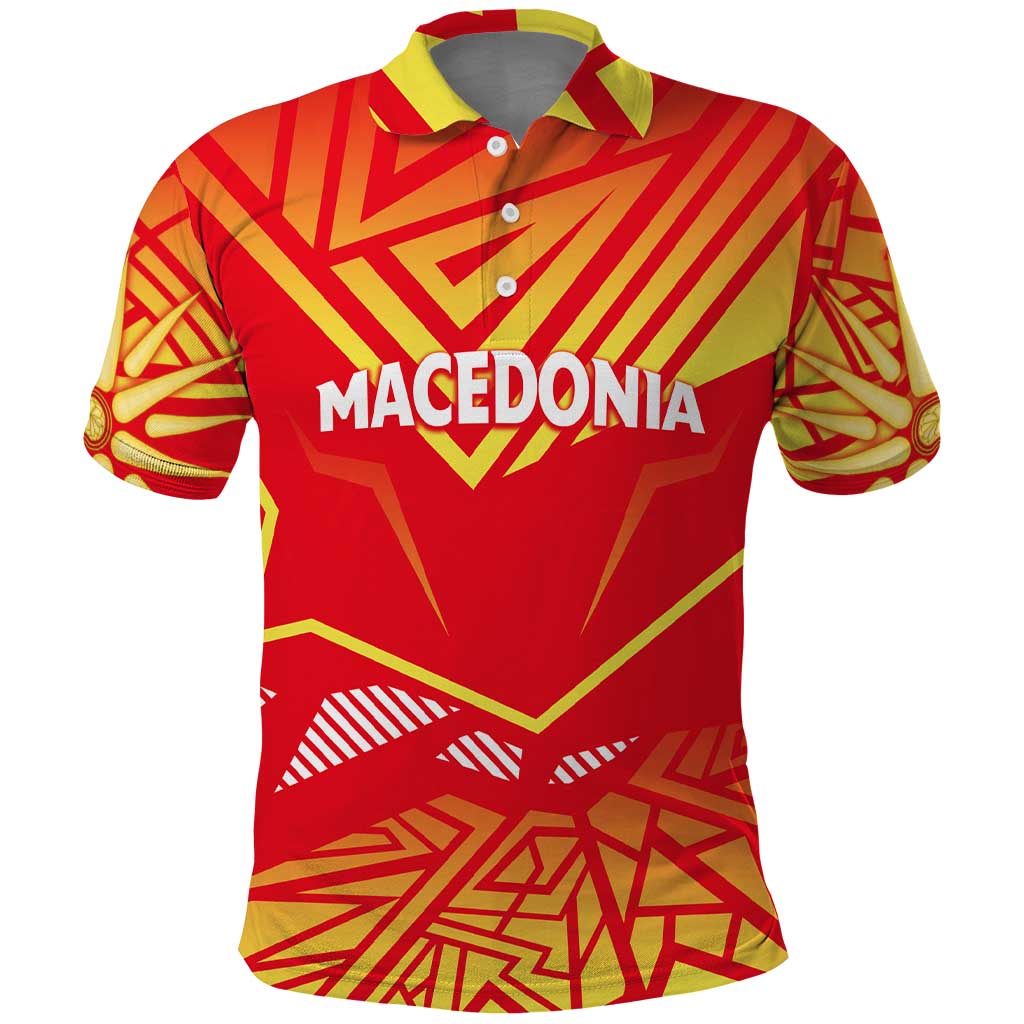 Forever Macedonia Polo Shirt Macedonian Flag 1992 - Wonder Print Shop